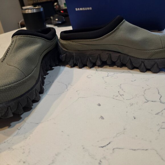 Salomon Unisex - SNOWCLOG - Deep Lichen Green/Black - L47579100 Mens Size 11.5 - Picture 3 of 10